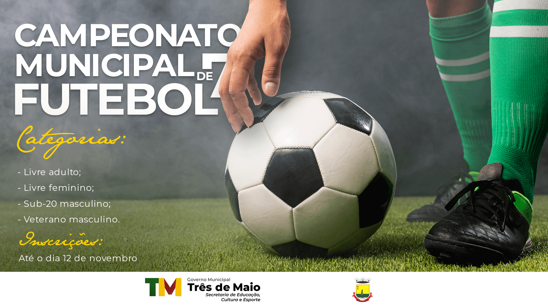 CAMPEONATO MUNICIPAL DE FUTEBOL 7 OCORRE NESTE MÊS
